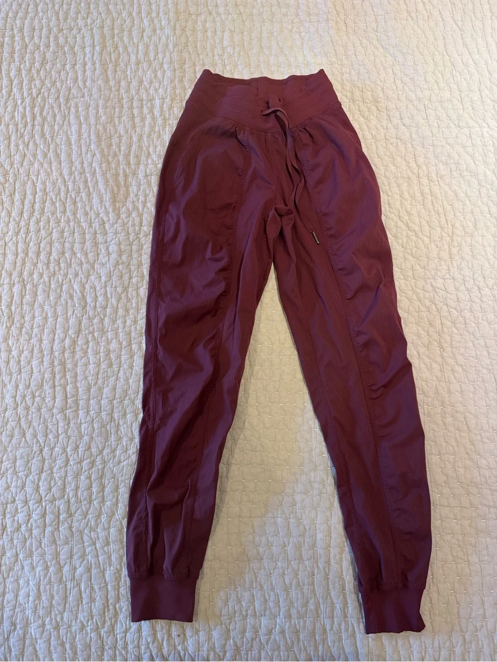 Lululemon Dance Studio Mid-Rise Jogger in Garnet